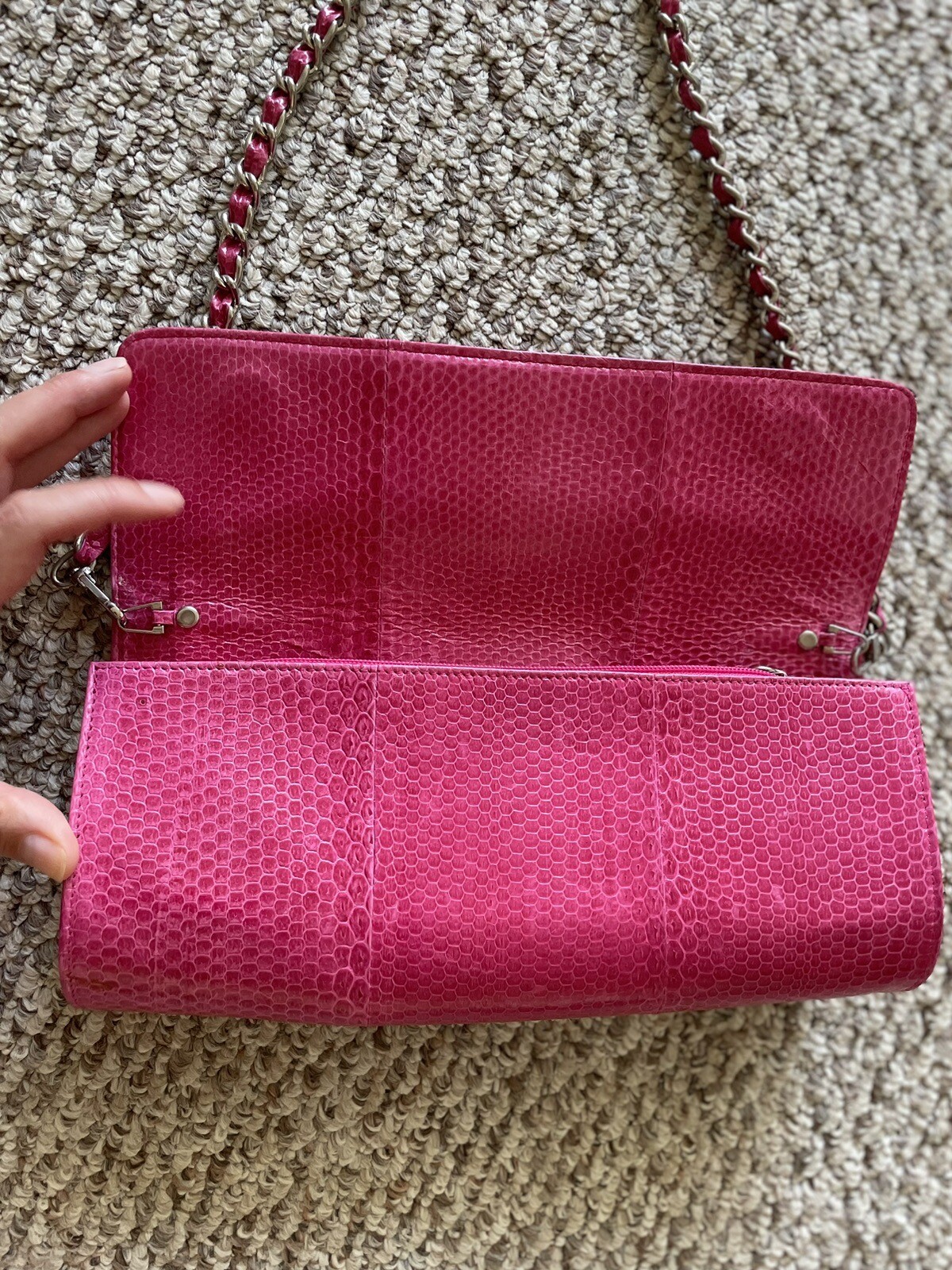 python leather bag - image 3