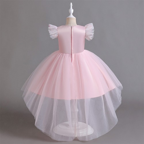 Christmas Flower Kids Girls Pageant Wedding Tulle Dresses Party Bridesmaid Gown - Picture 8 of 47