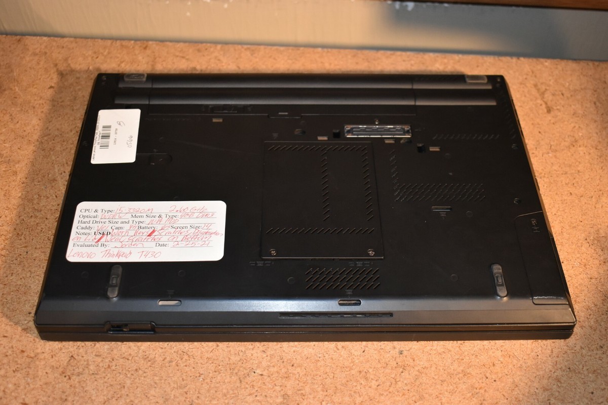 Lenovo ThinkPad T430 Core i5-3320 2.6GHz 8GB RAM 500GB HDD