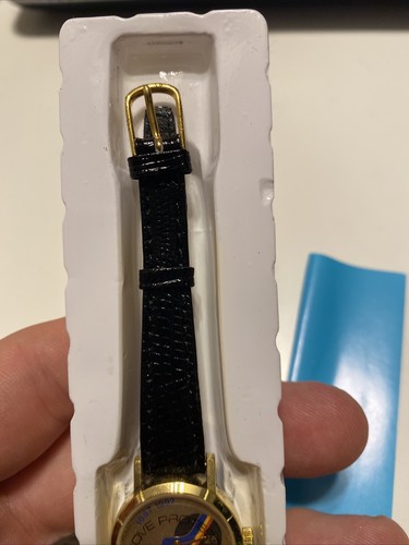 Vintage Ladies NHL St Louis Blues Collectible 25 Anniv Watch Leather Band IN BOX - Picture 2 of 7