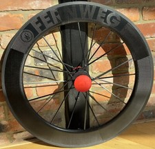 Lightweight Carbon Sports  Fernweg 80 Carbon Tubular Rear Road Bike Wheel New.