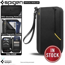 For Universal Passport Organizer SPIGEN Klasden RFID Blocking AirTag SIM Pouch