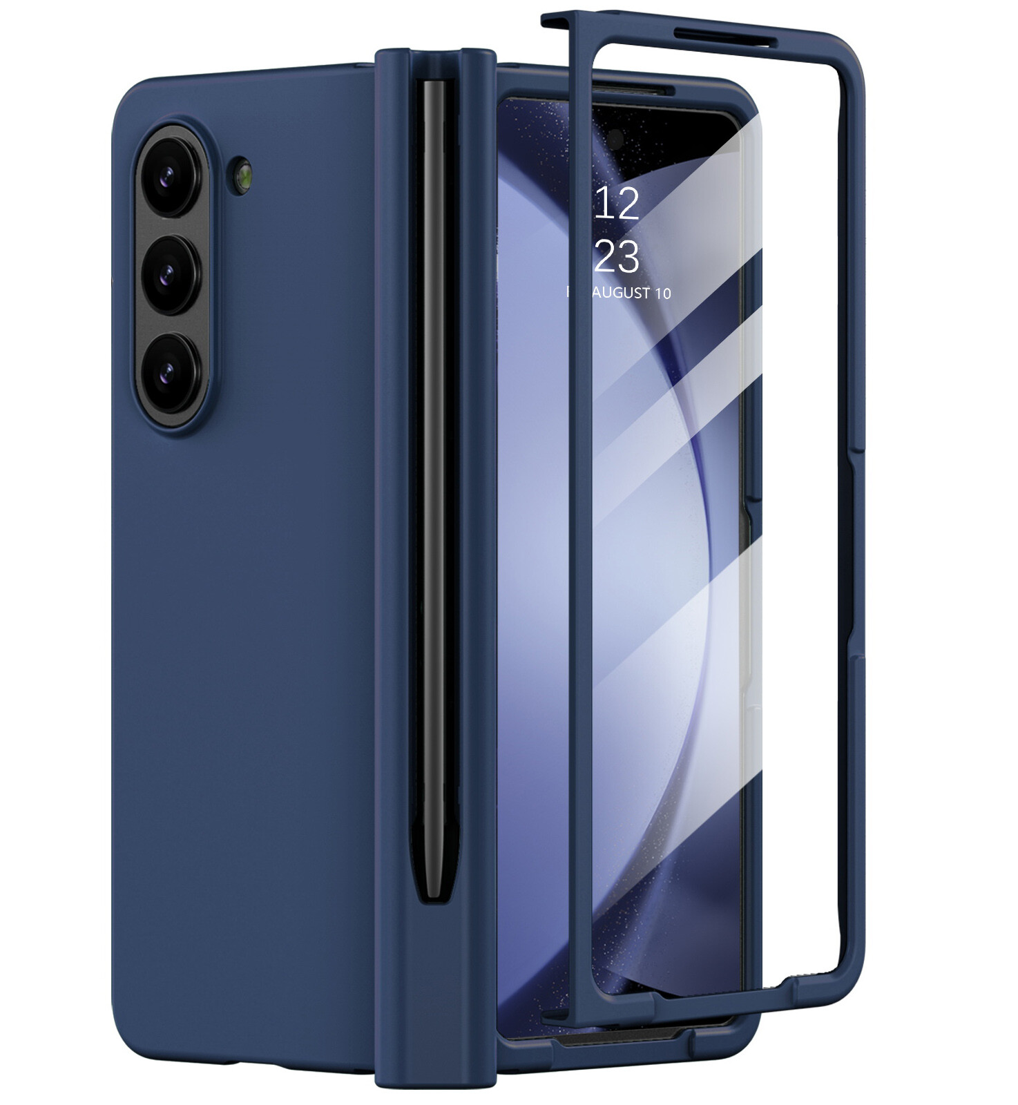 Case For Samsung Galaxy Z Fold5 Full Body Built-in Kickstand Cover