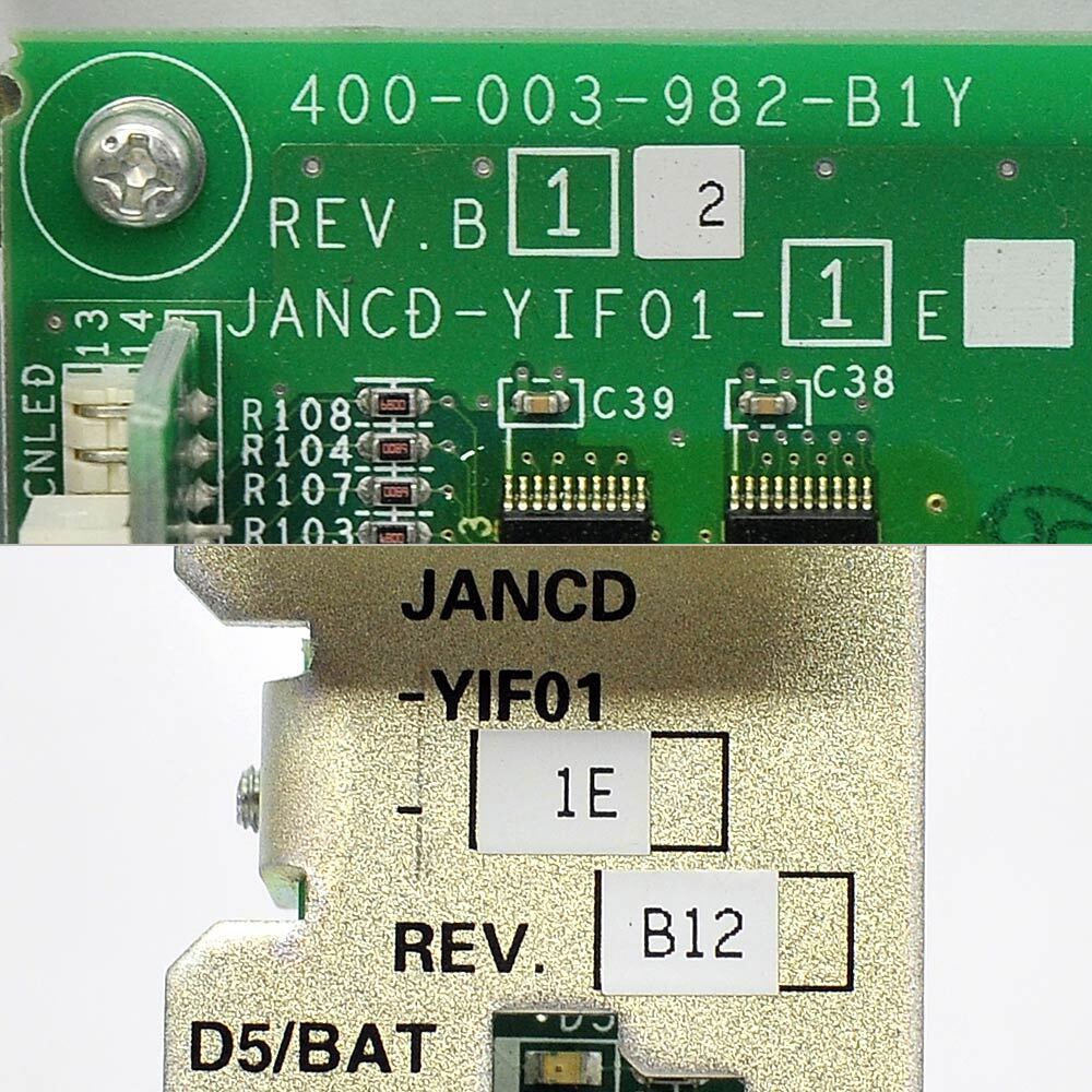 Yaskawa JANCD-YIF01-1E Robot I/F Control Board from Motoman Yaskawa JANCD-YIF01-1E Robot I/F Control Board from Motoman