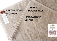 MISSONI bathroom carpet kitchen entrance etc. cm. 90 x 60 , 100 cotton double sided