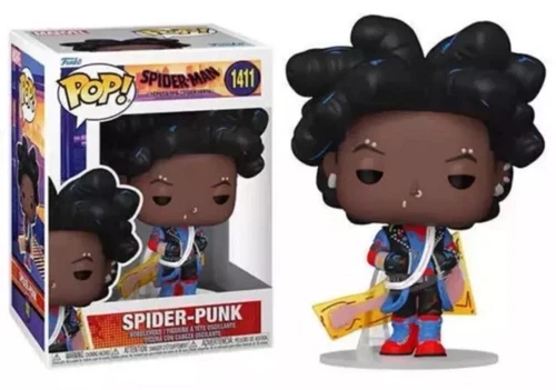 Spider-Man Across the Spider-Verse Spider-Punk Unmasked Funko Pop! BNIB NOT MINT