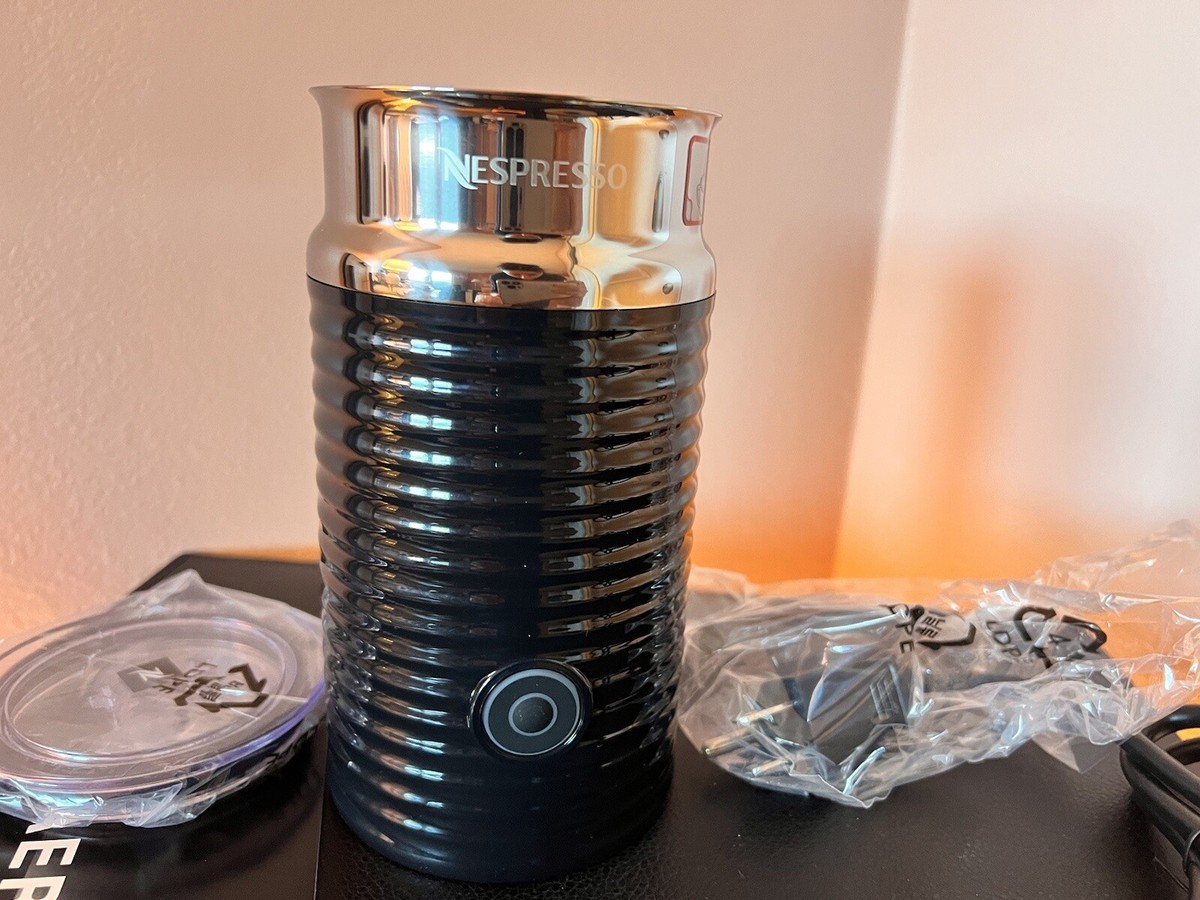 NESPRESSO　AEROCCINO3 Nespresso Aeroccino 3 Electric Milk Frother - Black (3694-US-BK