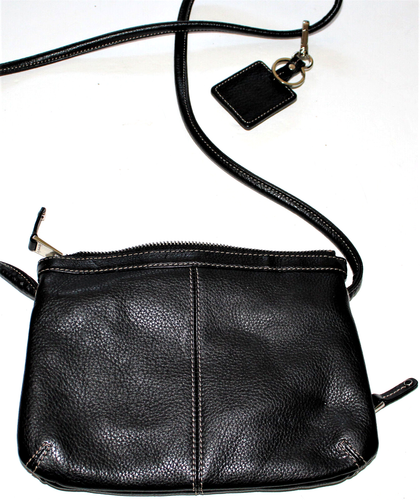Cartera de cuero negro Tiganello - Imagen 3 de 5