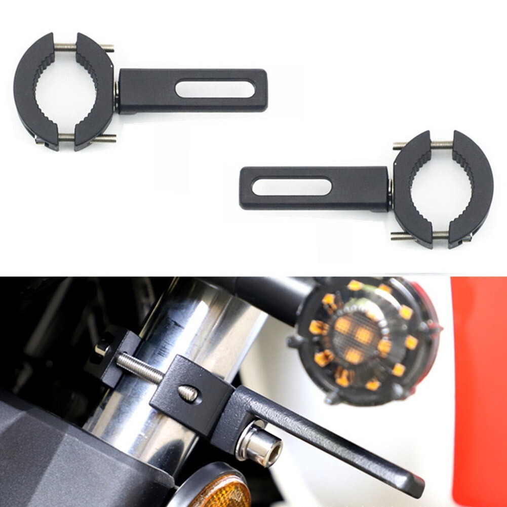 Universal Motorcycle Headlight Fork Mount Anti slip Tooth Easy Assembly