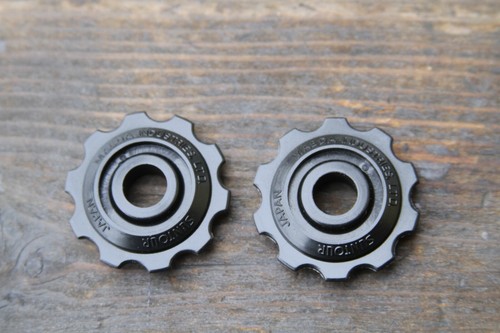 Vintage Suntour Rear Derailleur Pulleys Pair Maeda Industries Replacement NOS - Picture 5 of 5