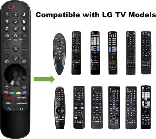 Control remoto para LG Smart TV, compatible con LG UHD OLED QNED NanoCell 4K 8K Smart TV - Imagen 4 de 5