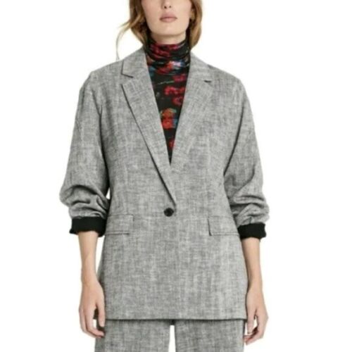 Rachel Comey x Target, New Herringbone Oversized Linen Blazer Women's Size Small - Picture 2 of 16