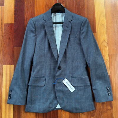 Brooklyn Tailors BKT 50 Wool Sharkskin Jacket - Size 2 - New BNWT!