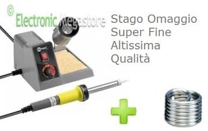 STAZIONE SALDANTE DISSALDATORE SALDATURA A STAGNO SALDATORE 48W ZD99