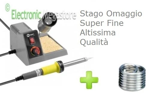 MKC-MRC-GBC-FIX STAZIONE SALDANTE SALDATURA A STAGNO ANALOGICA SALDATORE 48W ZD99 SUPER