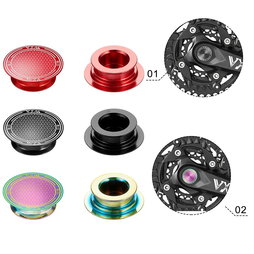 High Strength Aluminum Alloy Crank Dust Cover Cap for MTB Bicycle