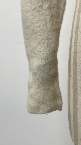 MAX MARA Beige Wool Angora Open Virgin Cardigan Sweater Size M - Picture 14 of 18
