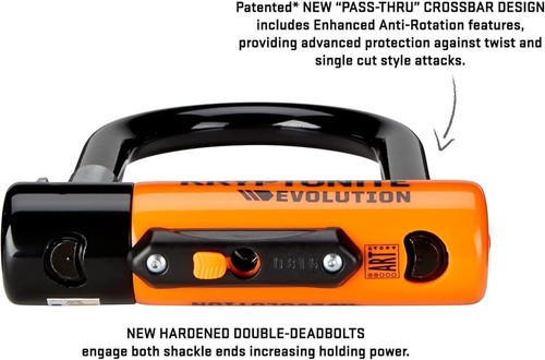 Kryptonite Evolution 11-14mm U-Lock with FlexFrame-U Bracket - Picture 4 of 9