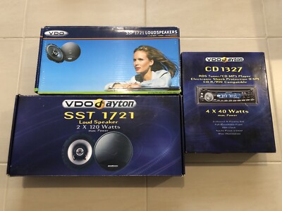 VDO Dayton system stereo head unit radio speakers