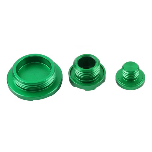 Engine Timing Oil Filter Plugs Screw Bolt Set Fit Kawasaki KX250/450 KLX450R - Picture 11 of 11