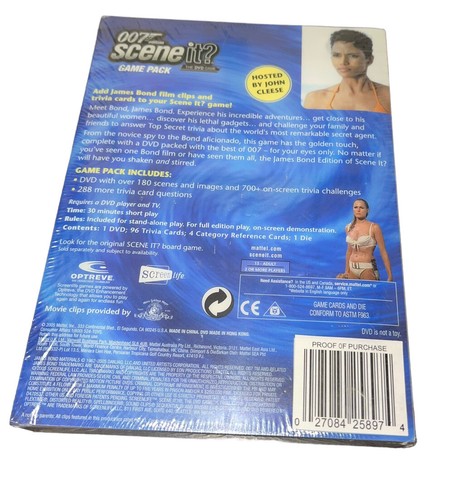 007 Edition Scene It? Game Pack - The DVD Game ( James Bond Trivia) - Picture 2 of 5