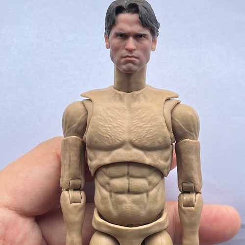 1/12 6-inch T800 Arnold Schwarzenegger head sculpture, suitable for strong body - Picture 5 of 6