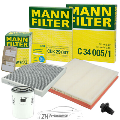 MANN-FILTER FILTERSATZ FÜR FORD TOURNEO TRANSIT CUSTOM V362 V363 2.0 EcoBlue
