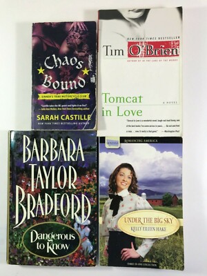 Lot Of 4 Romance Romantic suspense intrique Paperback Books FICTION Look at Pics