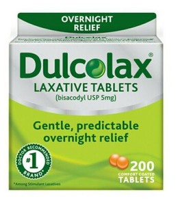 Dulcolax Stimulant Tablets - 200 Pieces