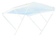 TENDALINO BARCA GOMMONE  3 ARCHI TELO BIANCO CM.200/H.140 CM