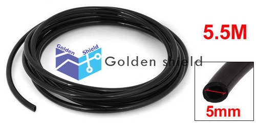 Tubo de aire de poliuretano negro tubo de manguera de PU de 5,5 metros de largo 8 mm x 5 mm - Imagen 2 de 3