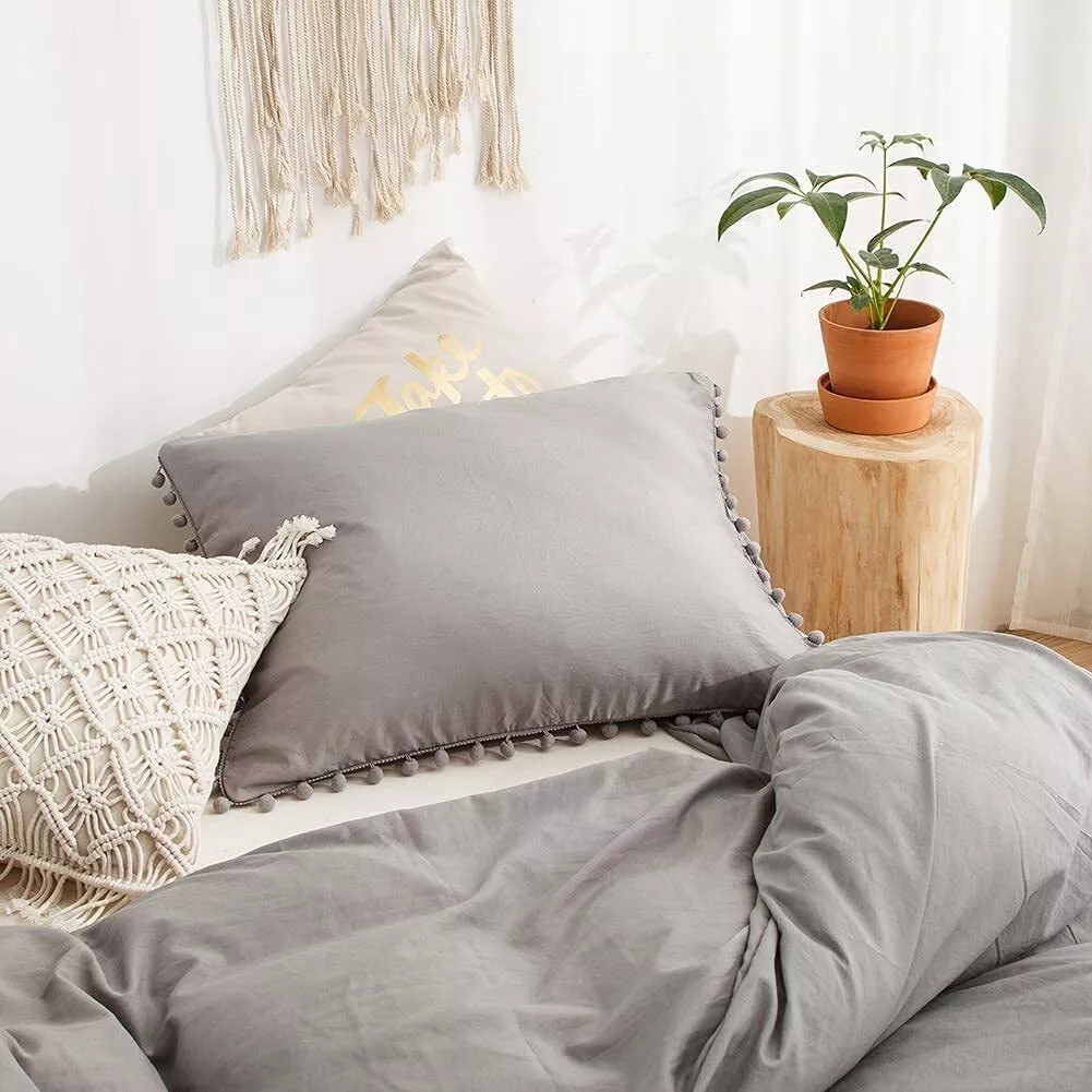 Burnt orange top body pillow cover