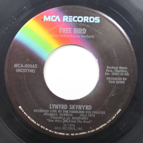 Rock 45 Lynyrd Skynyrd - Searching / Free Bird On Mca Records - Picture 2 of 2