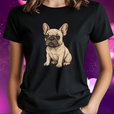 T-Shirt Französische Bulldogge   Süßes Hundemotiv, Geschenkidee