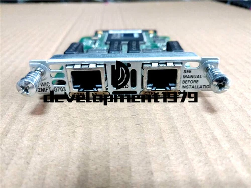 1PCS VWIC-2MFT-G703 Cisco Voice WAN Interface Card Tested