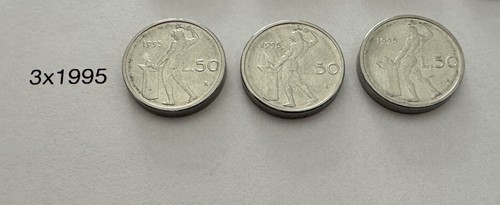 Lotto Di 32 Rarissime Micro Monete 50 Lire Repubblica Italiana - Foto 13 di 16