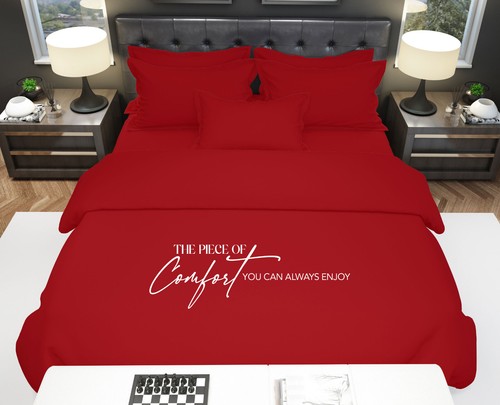 Duvet Quilt Cover 200TC Egyptian Cotton 3PC Bedding Set Single Double King Super - Picture 59 of 151