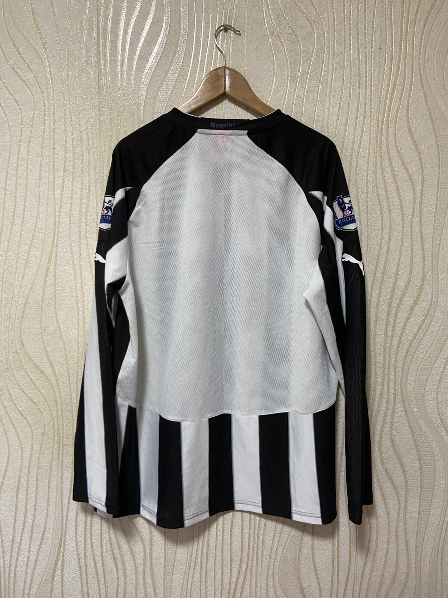 NEWCASTLE UNITED 2010 2011 HOME SHIRT JERSEY LONG SLEEVE