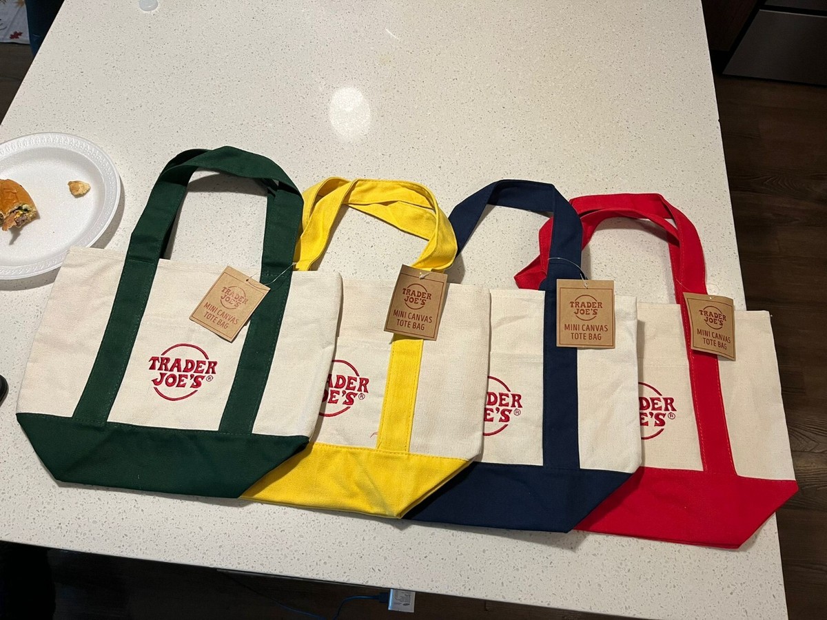 Trader Joe's Mini Canvas Tote 全4色セット s-l1200.jpg
