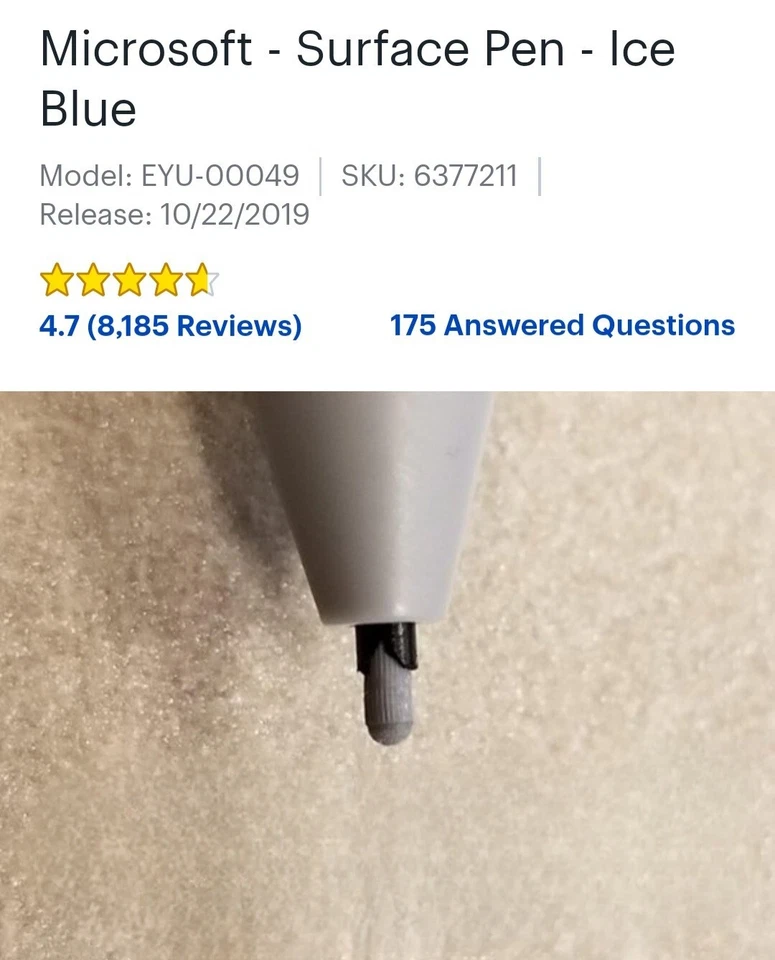 Microsoft Surface Pen Stylet (Model 1776) - Image 4 of 4