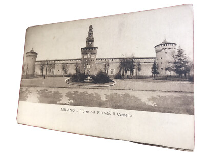 Milano - Torre Del Filarete , Il Castello.  Italien.  Vintage Postkarte 