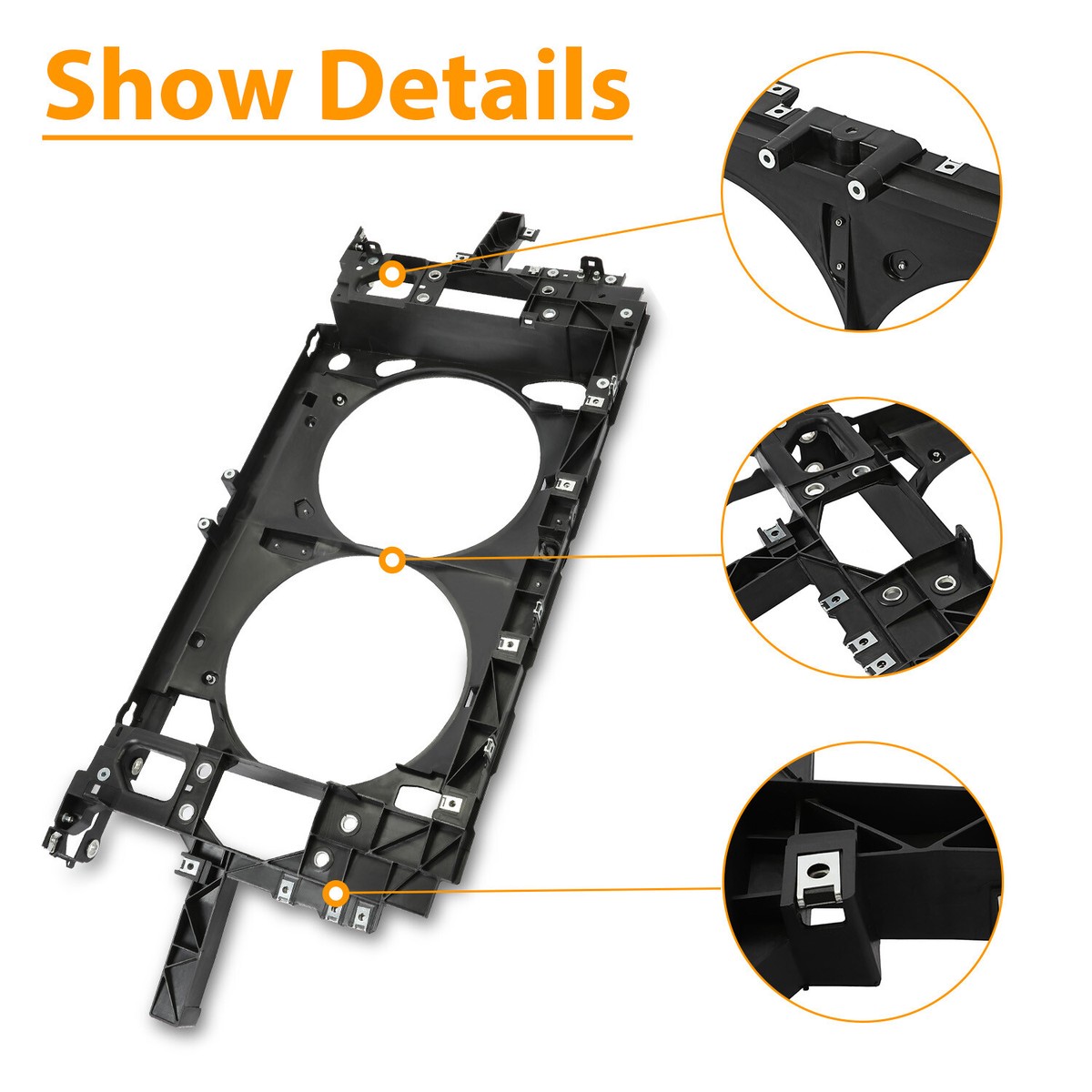 ランタボ Radiator Support For 2007-2008 Infiniti G35 Coupe 08-13