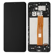 LCD Screen Display Touch Screen Frame Assembly Part for Samsung Galaxy A12 A125
