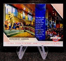 2020 Topps Opening Day Team Traditions And Celebrations Monument Garden