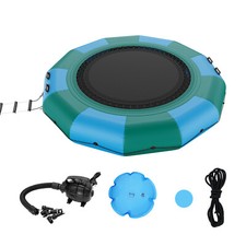 Uimoso 12ft Inflatable Water Trampoline Swim Platform Bounce for Pool Lake Toy