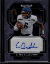 2023 Panini Prizm Draft Picks #RA-COL Chris Oladokun 2022 Prizm Draft Picks Auto
