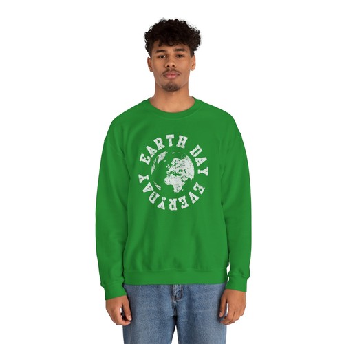 Earth Day Everyday Sweatshirt, Eco-Friendly Jumper, Nature Lover Gift, - Picture 5 of 34