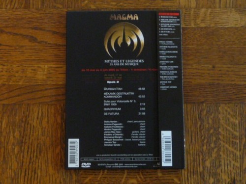Magma: "Mythes et Legendes Epok 2" DVD Seventh Records SJVD-5 w/ Japan Obi [QS - Picture 6 of 6