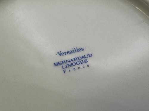 Set of 4 Bernardaud Limoges VERSAILLES White Salad Plates - Picture 3 of 3