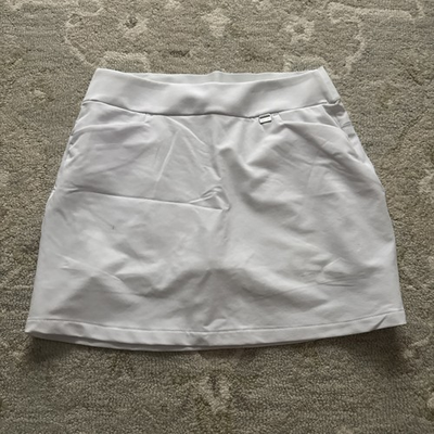 #ad Greg Norman Collection Women’s Golf Skirt White Shark Logo Size Medium Nwot $18.50